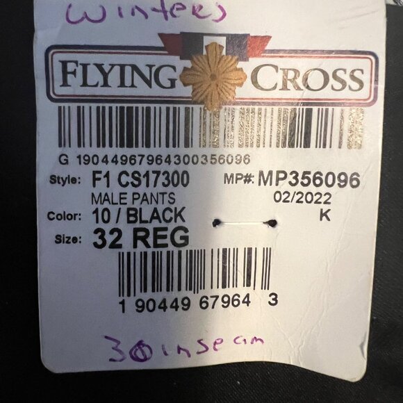 Flying Cross Uniform Cargo Pants Mens 32 Core S.T.A.T Supercrease Black NEW - Picture 9 of 14